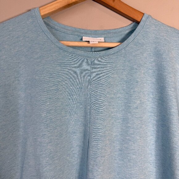 J. Jill Pure Jill Crewneck Knit Sweater Pullover Women's Large Blue Pockets Cozy - Picture 6 of 13